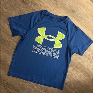 Under Armour Kids Blue T-Shirt Sz XS youth